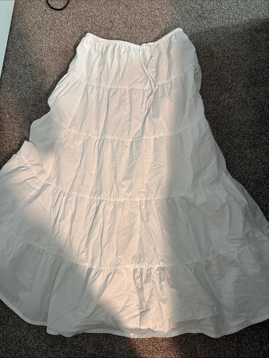 Zara Dresses & Skirts - Zara White Tiered Maxi Skirt